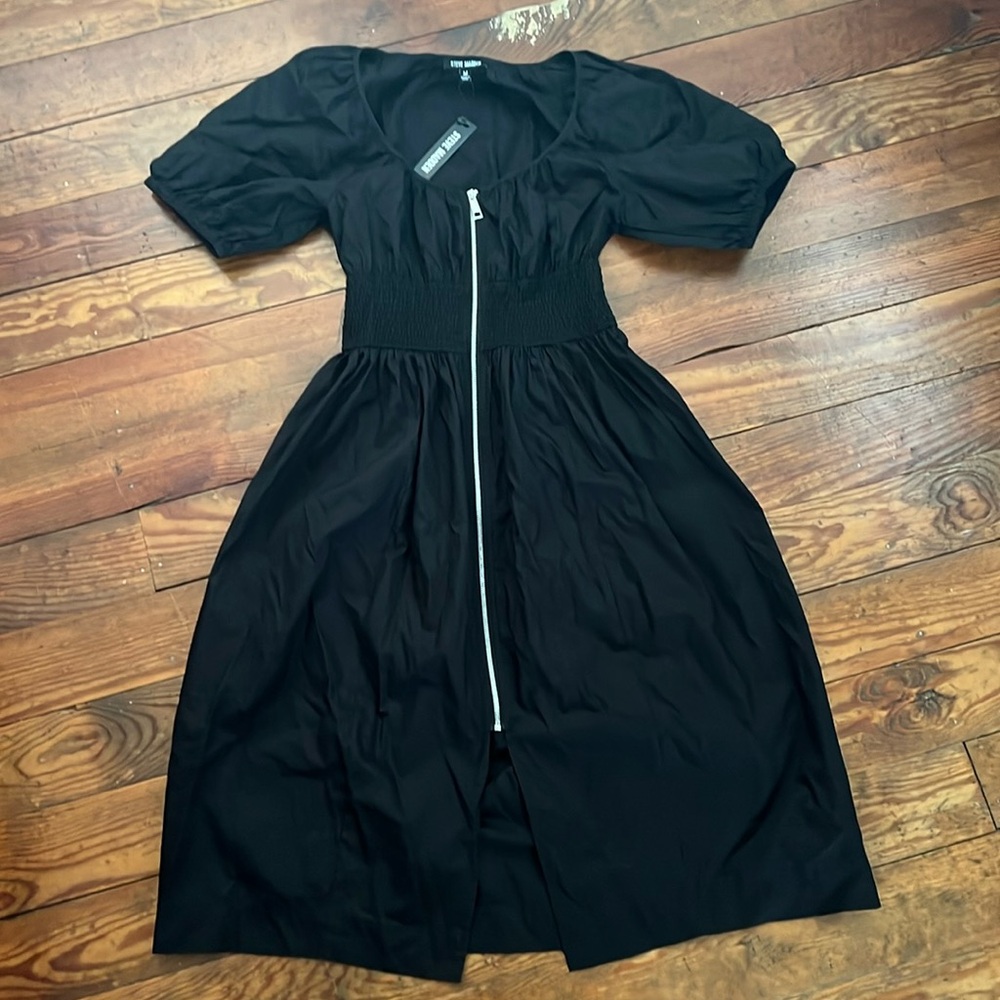 NWT Black Steve Madden midi dress size medium